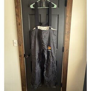 Bass Pro Shops Gore-Tex Fishing Rain Bibs Overalls Mens Large Black Waders